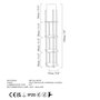 Opviq Shelf Lamp - 8115 Negra y Dorada